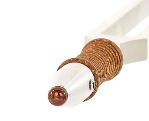 Nasadka do kamertonów – Granat - średnica minerału 6 mm – czakry korzenia i sakralna