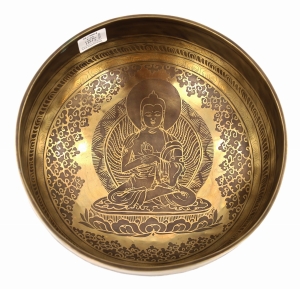 Misa dźwiękowa terapeutyczna - zdobiona - ton C#3 - 1453 gram - 140 Hz - SG9064 - Pluton