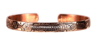 Zdrowotna bransoletka miedziana - D - Smok