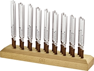 Zestaw 27 terapeutycznych kamertonów ze statywem - Meinl - Premium