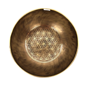 Misa dźwiękowa terapeutyczna - zdobiona - ton F#2 - 2383 gram - 94 Hz - SG9140