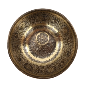 Misa dźwiękowa terapeutyczna - zdobiona - ton C#2 - 4884 gram - 68 Hz - Ziemia - SG9129