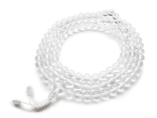Japa mala - 108 pereł - himalajski kryształ górski - wersja premium